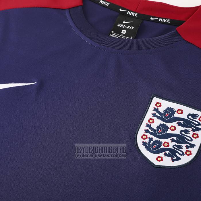 Chandal del Inglaterra Manga Corta 2024-2025 Purpura - Pantalon Corto
